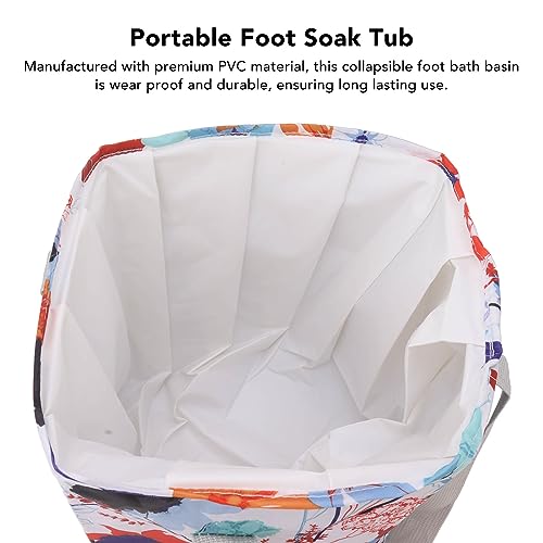 Tina Plegable para Baño de Pies con Asa Portátil miniatura 3