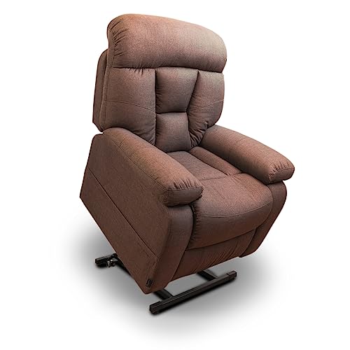 Astan Hogar Sillón Relax con Función Auto-Ayuda (Levanta Personas), Reclinación Eléctrica, Masaje Y Termoterapia. Modelo Space Lift Up AH-AR30320CH, Chocolate