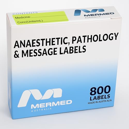 Image of Green Medicine Syringe Labels (Units /mL) - 800 Medication Labels Stickers, 12mm x 40mm, for Hospitals, Pharmacy & Vet