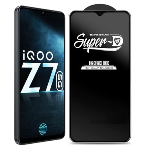 Image of Premium Tempered Glass Screen Protector for iQOO Z7 5G / Z7s 5G / Vivo Y100 and Vivo T2 - Ultra-Clear, Scratch-Resistant, Bubble-Free Installation