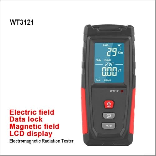 Detector Recargable EMF con Pantalla LCD y Alarma miniatura 3