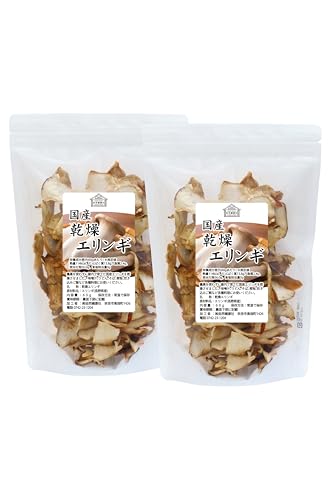 自然健康社 乾燥 エリンギ 60g×2個 干し 無添加 農薬不使用 国産 長野県産