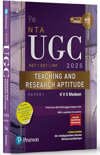 Pearson NTA UGC NET 2025 Paper 1 by KVS Madaan | Teaching & Resea...