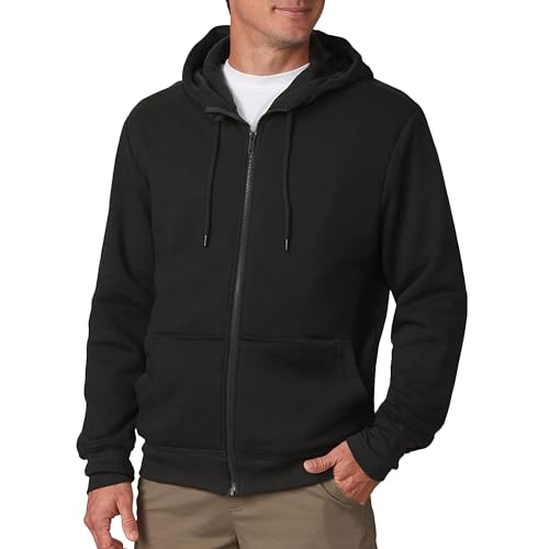 Men’s Fleece-Lined Full-Zip Hoodie