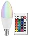 Produktbild Luminea COB-LED-Kerze mit RGB-Farben und Fernbedienung, 3 Watt