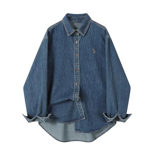 Veste en jean femme coupe rétro chemisier coréen de printemps style décontracté chic