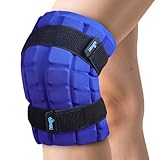 NEWGO Ice Pack for Knee After Surgery, 2 Hours Long-Lasting Cold Therapy Zero Wound Pressure Knee Ice Pack Wrap for Post-Op, Swelling, ACL, Sports Injuries