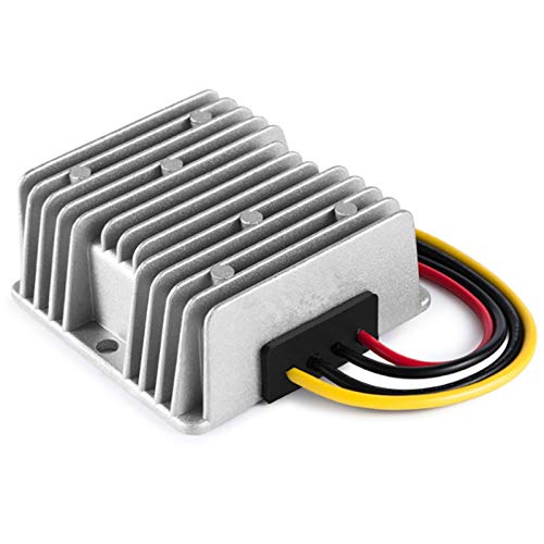 24V to 48V 5A Step Up Boost Converter DC to DC Voltage Regulator 240W Power Supply for Golf Cart Auto Car Truck Vehicle Boat Solar System LED Display Fan