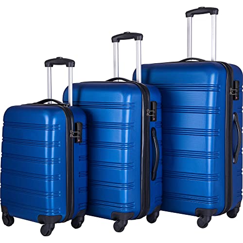 Hardside Spinner Suitcase Set with TSA Lock - 3 Piece Luggage Set 20 24 28 Available2