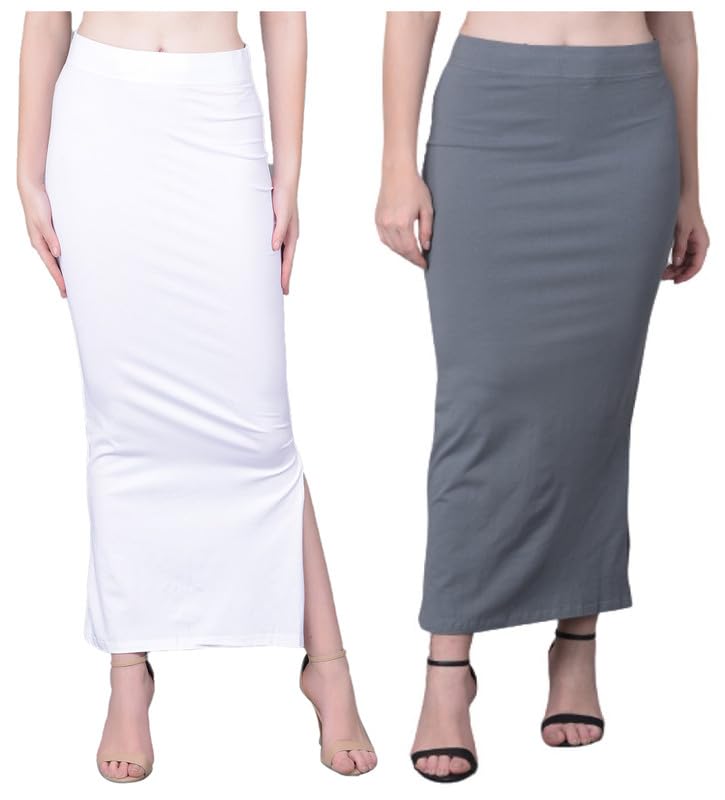 Image of Comfort Lady Women Cotton Blend Saree Shapewear /Saree Shapers Underskirt /Saree Petticoat