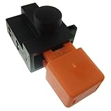 Yourspares Fits Flymo Hover Compact 300 (9633031-01), Hover Compact 330, Hover Compact 330 (9633305-01) and Hover Compact 350 Lawnmower Switch 8A 250V ON/OFF