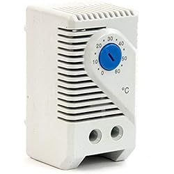 Ventilador Con Termostato Para Chimenea Powergreen RAC-00011-TEA Termostato Analógico para Controlar La Temperatura del Armario Rack