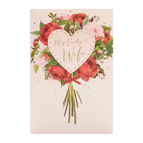 UK Greetings Valentine's Day Card for Wife Cover