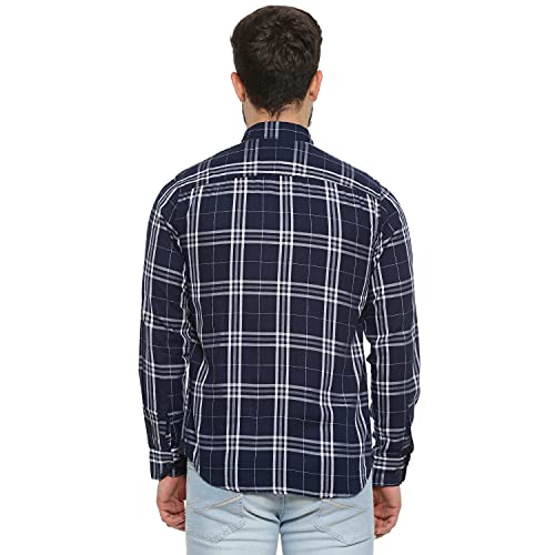 Image of Campus Sutra Men's Cotton Regular Fit Button Down Shirt