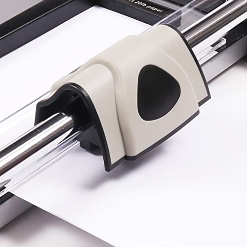 Wytrzymała obrotowa krajalnica do papieru z linijką i aluminiową szyną prowadzącą do precyzyjnego cięcia – idealna do biura i papieru fotograficznego