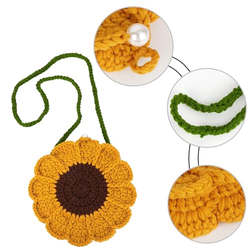 Mini Crossbody Shoulder Bag Fashion Flower Handbag Girls Small Wallet Coin Purse3