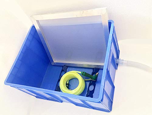 INTBUYING Screen Printing Washout Tank Silk Screen Frame Washing Booth