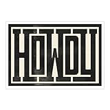Vintage Funky Wall Art Howdy...