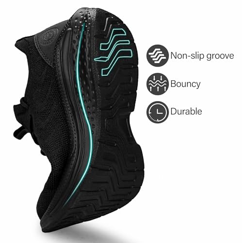 Image of Pujcs Mens Tennis Shoes Slip on Sneakers Ligthtweight Wlking Running Shoes for Work Gym Workout Sports Atheletic