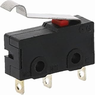 5Pcs 3Pin Mini Micro Limit Switch Long Lever Arm Subminiature SPDT Snap Action Pushbutton Switches (Size : 1Pcs)