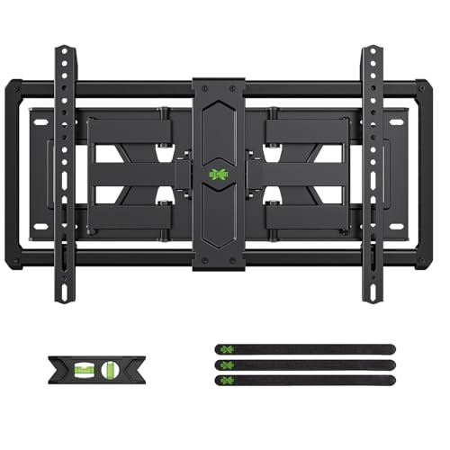 USX Mount Ultra Slim TV Wall Mount for 37-90 inch Flat Screen/LED/4K, Full Motion Wall Bracket with Dual Swivel Articulating Dual Arms, TV Mount for Max VESA 600x400mm, Fits 8"/16"/24" Studs