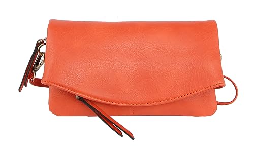 Le Miel Crossbody Wallet Purse PU Leather and Stylish Shoulder Bag for Women