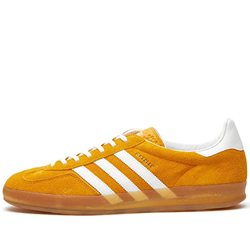 adidas Gazelle Indoor W, Sneaker Femme, Supplier Colour/FTWR White/Gold met, 36 2/3 EU