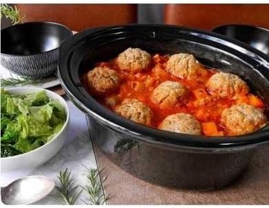 Bild 4 - Crockpot TimeSelect Digitaler Slow Cooker | programmierbares digitales Display | 5,6 L (7+ Personen) | Warmhaltefunktion | energieeffizient | Edelstahl [CSC066]