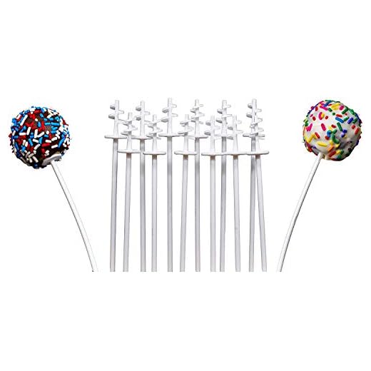 Cake Pop Sticks, Reusable Cakepop Maker, Lollipop Stick for Mini Cupcake and Fruit Pops Baking Kit, Chocolate Candy Holder for Kids by Cake Pop Buddies