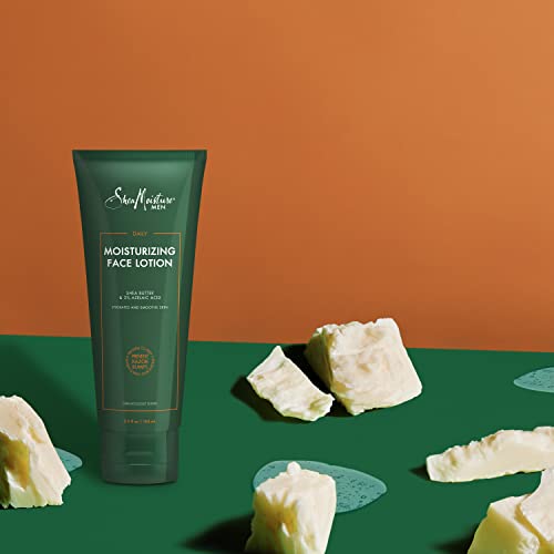 Sheamoisture Men Lotion For Soft, Smooth Skin Daily Moisturizing Face Lotion Dermatologist-Tested Skin Care Proven To Prevent Razor Bumps When Using Our System 3.5 Oz #TOP5