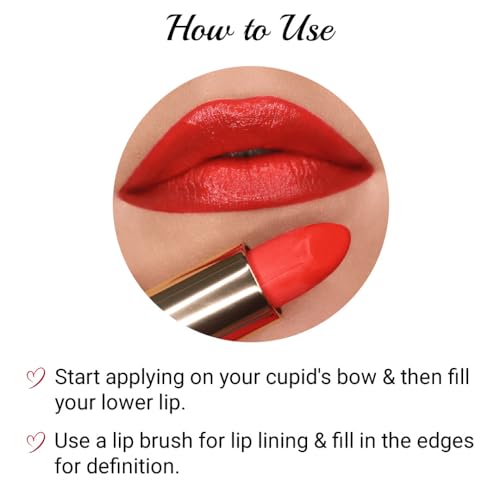 Image of Iba Long Stay Matte Lipstick for Women- M06 Bold Red, 4g | Creamy Matte Finish & Smooth Texture| Long-Lasting | Hydrated Lips | Enriched with Vitamin E| Intense Colour & Highly Pigmented | Lip Makeup