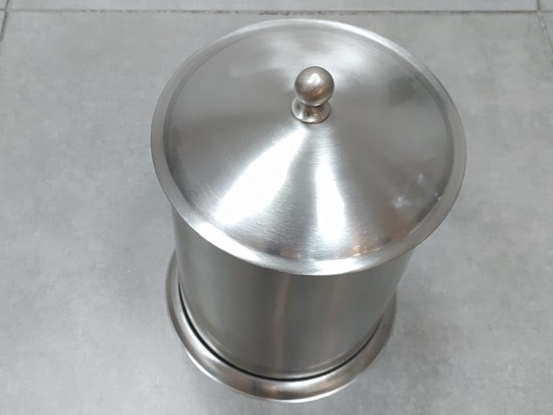 Dual Stainless Steel 18-Gallon Trash Can Recycle Bin with Motion Sensor Lid New