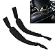 Bediffer Haltegriffe Vordere Kopfst¨¹tze , 29 , 6 cm Haltegriffe Kopfst¨¹tze , ¨¹berrollb¨¹gel , rutschfeste Paracord Griffe , Universell Auto , SUV , ATV , UTV , Wohnmobil(Schwarz)