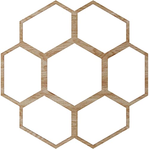 Image of Ekena Millwork 30 inchOD x 12 3 /4 inchID x 1 /4 inchT Florin Wood Fretwork Pierced Ceiling Medallion, Red Oak