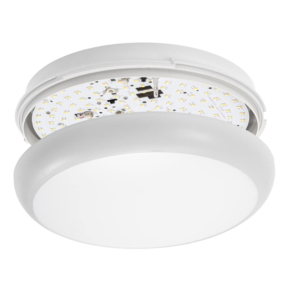 NCC-Licht Nymphea City Pro Plafonnier LED rond Blanc Ø 33 cm Extérieur IP65 27 W 3000 lm CCT 3000 K-6000 K
