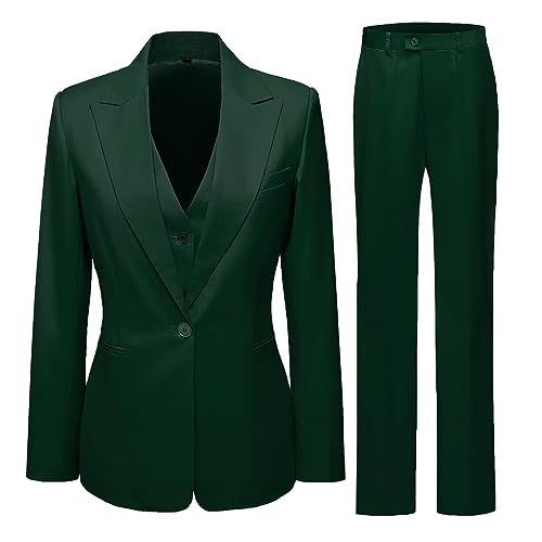 Dowbins Hunt Green 3-Piece Blazer Set for Work and Play - Image 3