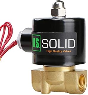 U.S. Solid 3/8" G 230V AC mosiądz zawór elektromagnetyczny sterowany bezpośrednio do wody, powietrza, gazu, oleju NC