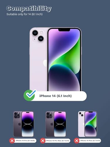 Image of SHINESTAR Clear Case for iPhone 14 Compatible with Magnetic Charging- Premium Transparent Protective Cover with Enhanced Durability - Sleek and Slim Design - Clear Magsafe