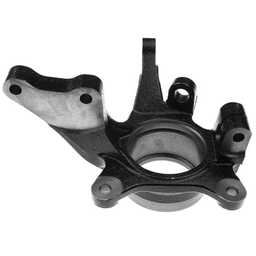 Image of Detroit Axle - 2pc Front Right Knuckle Kit for 2001 2002 2003 2004 Hyundai Santa Fe, Passenger Side Steering Knuckle Assembly Wheel Bearing Replacement
