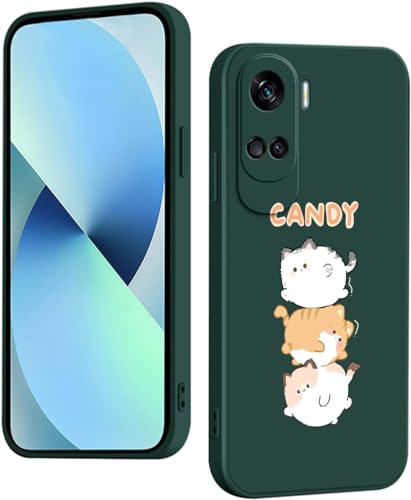 WOKEZ Telefonfodral för Honor 90 Lite 5G med Katter - Ultratunn Skydd