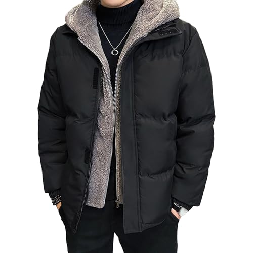 Veste d'hiver à capuche isolée et imperméable, manteau matelassé chaud
