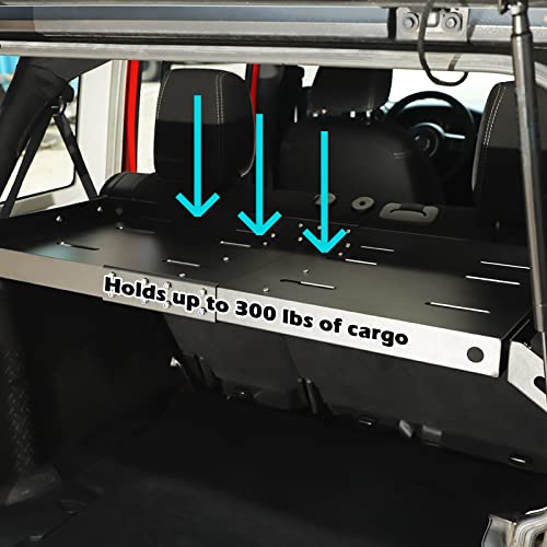 Rt-Tcz For Wrangler Cargo Rack, Jk Jl Rear Trunk Organizer, Interior Storage Accessories For Jeep Wrangler 2007-2023 Jk Jl 4 Door #TOP6