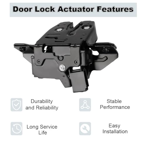 Image of Rear Door Liftgate Tailgate Trunk Lock Latch Actuator with Buick Encore Cadillac Escalade ESV GMC Yukon XL Chevrolet Sonic Trax Tahoe Suburban 3500 HD Bolt EV Replacement for 13515944 13508110