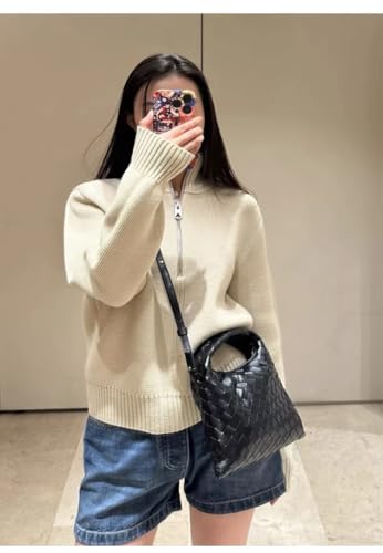 Woven Handbag Woven Crossbody Bag for Women - Women's Top-handle Handbags - Fashion Vegan Leather Bag Small Braided Purse3