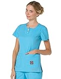 KOI Lite KOI317 Women's Scrub Top Electric Blue S