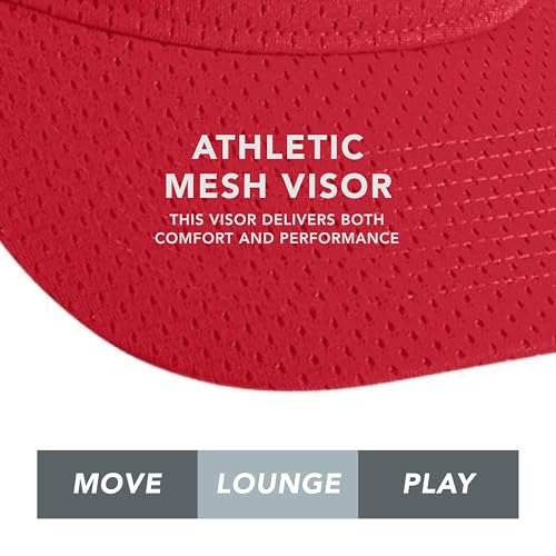 Image of Augusta Sportswear Women's Athletic Mesh Visor - Stylish Sun Hat for Golf, Running, and Outdoor Activities