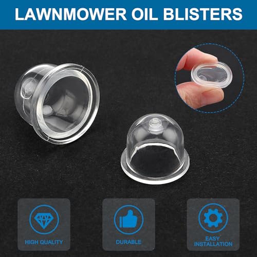 VooGenzek 20 Stücke Vergaser Pumpe Primer Birne, Zündkapsel Primer Pumpe Birne, Kraftstoffpumpe Vergaser Primer Kolben, Primerbirne Vergaser, Benzin Primerpumpe, für Rasenmäher, Gebläse (19+22mm)