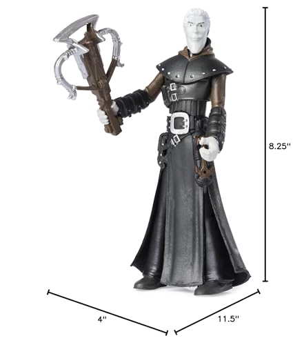 Image of DreamWorks Dragons, Deathgripper and Grimmel, Dragon with Armored Viking Figure, for Kids Aged 4 and Up