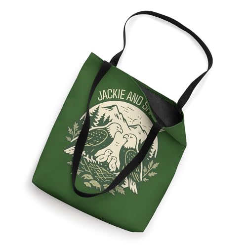 Bolso Tote Vintage Jackie And Shadow Bald Eagle miniatura 2