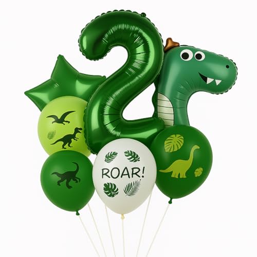 IMAXWAVE Set de Globos Dinosaurios para Cumpleaños de Niño,